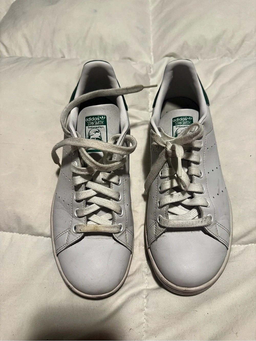 Adidas Stan Smith Sneakers White & Green US 8.5